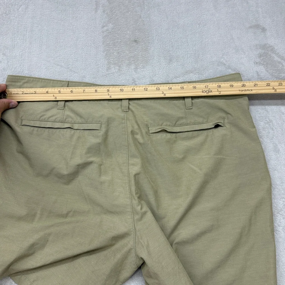 Orvis Performance Shorts Mens 40 Khaki Tan Tech Stretch Utility Hiking Camping